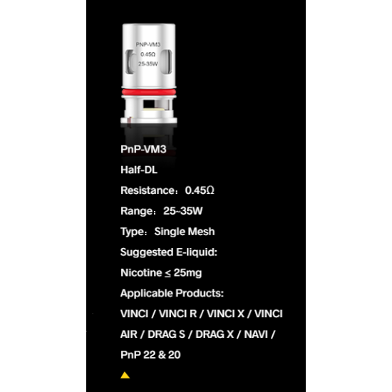Coil Voopoo PNP-VM3 Coil Voopoo PNP-VM3