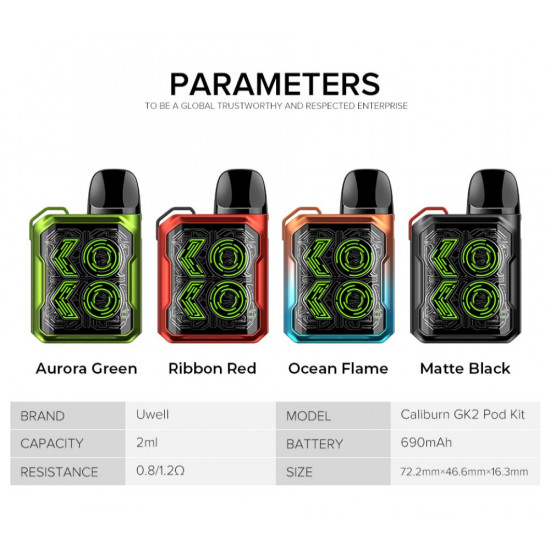 Uwell Caliburn GK2 Kit Uwell Caliburn GK2 Kit