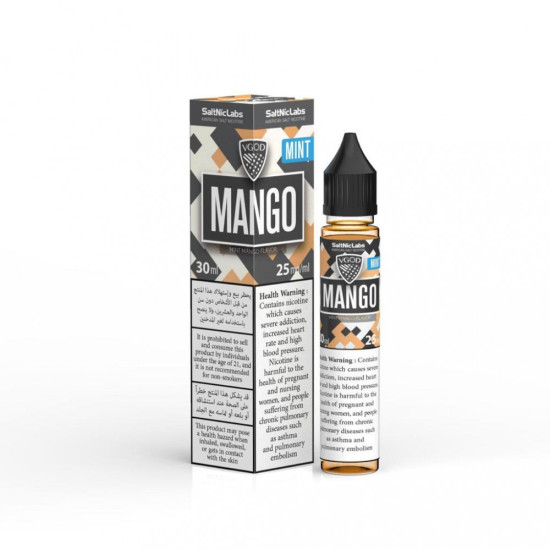 Vgod Bomb Mango Ice 30 Ml Vgod Bomb Mango Ice 30 Ml