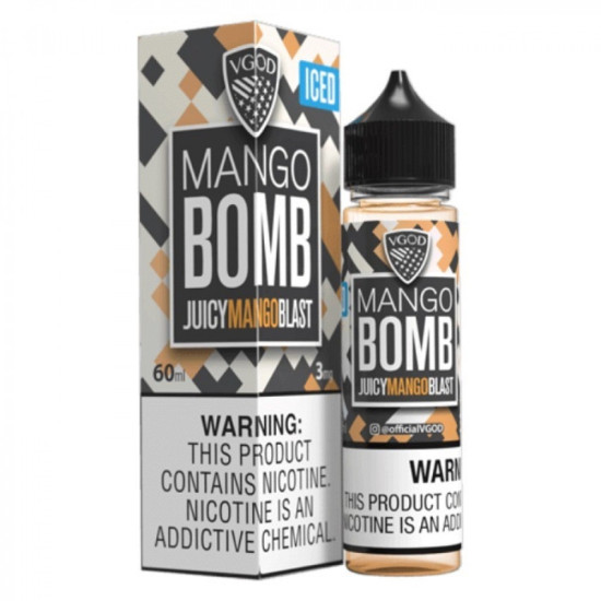 Vgod Bomb Mango Ice 60 Ml Vgod Bomb Mango Ice 60 Ml