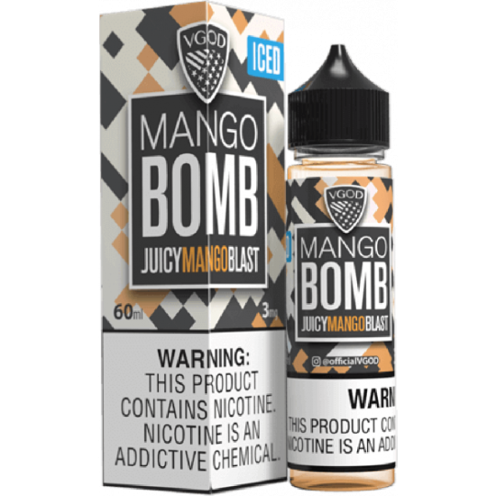 Vgod Bomb Mango Ice 60 Ml Vgod Bomb Mango Ice 60 Ml