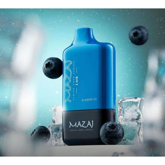 Mazaj Link 8500 Puffs blueberry ice Mazaj Link 8500 Puffs blueberry ice
