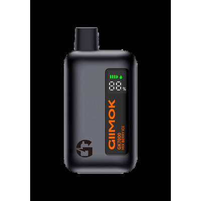 El fbar Giimok GK03 disposable 6000 puffs Blue razz ice