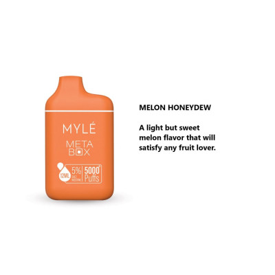 Myle meta box disposable 5000 Puffs Melon Honeydew