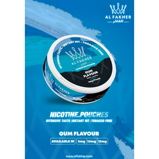 AlFhakher Nicotine Pouches Gum AlFhakher Nicotine Pouches Gum