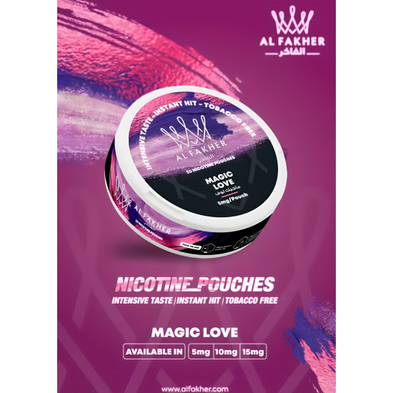 AlFhakher Nicotine Pouches Magic Love AlFhakher Nicotine Pouches Magic Love