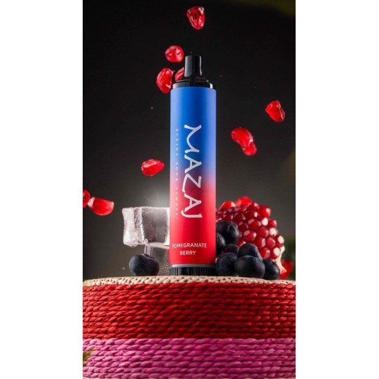 Mazaj Demon 5000 Puffs Pomegranate Berry