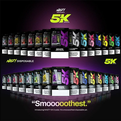 سحبة ناستي كريستال الجاهزه 5000 بف مانجو فراولة * سحبة ناستي كريستال الجاهزه 5000 بف مانجو فراولة *