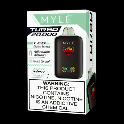 Myle Turbo disposable 20000 Puffs Mint Ice