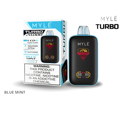 Myle Turbo disposable 20000 Puffs Blue Mint